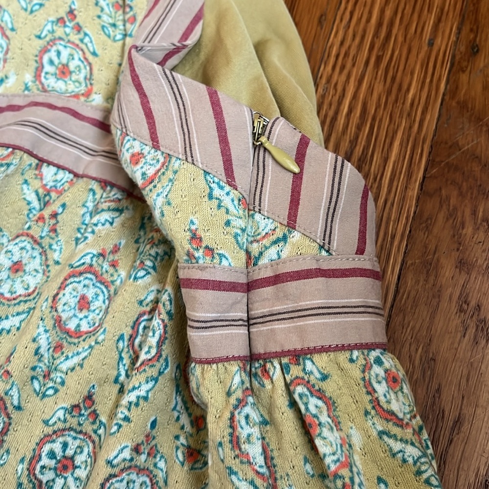 Free People Yellow and Pink Mini Dress - Picture 7 of 11